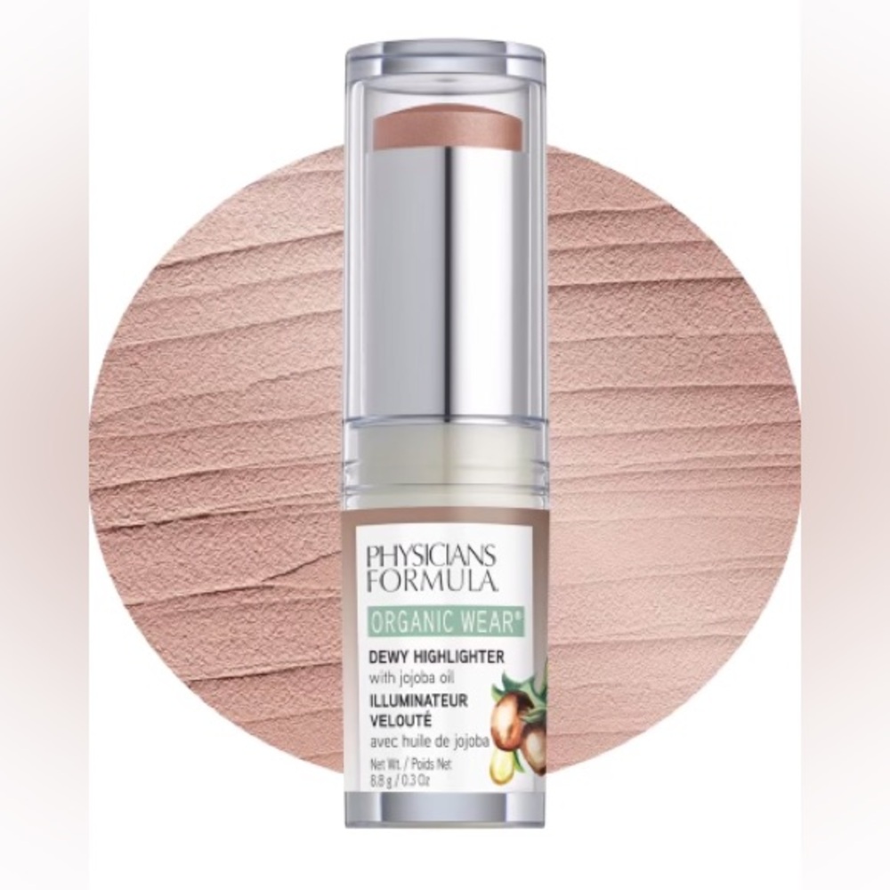 Physicians Formula Organic All Natural Dewy Highlighter  Makeup, Honey Dew,
